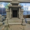 辽源 芝麻灰高档墓碑、土墓，一套也支持定做