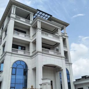 辽源芝麻白别墅干挂效果展示