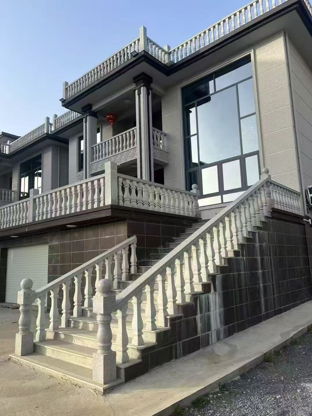 辽源 芝麻白别墅阳台栏杆，楼梯栏杆
