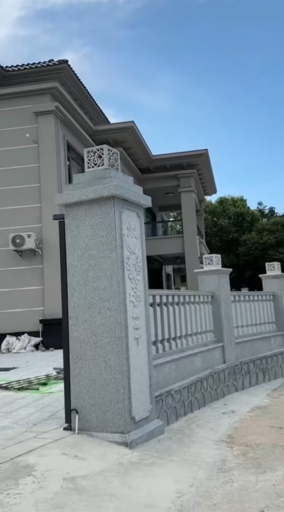 辽源 芝麻白别墅围墙栏杆，私人订制