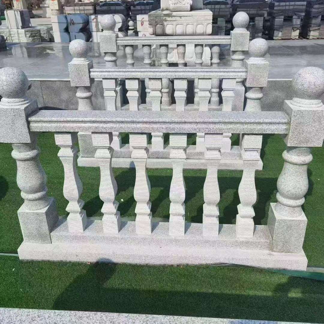 辽源 别墅石材栏杆特写