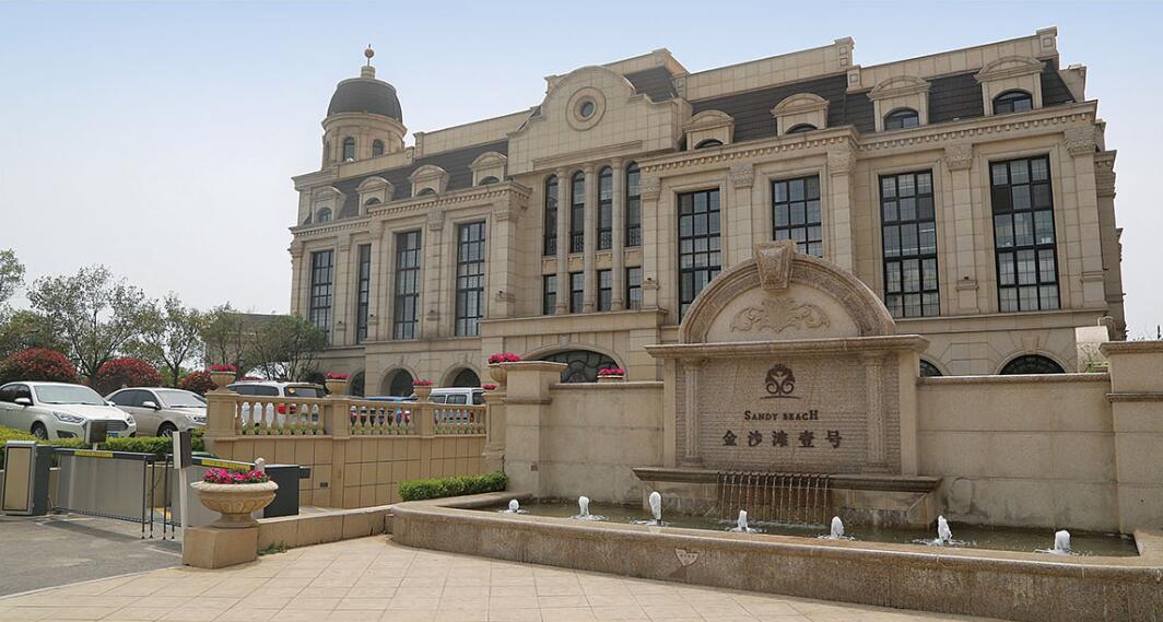 辽源花岗岩黄金麻建筑外墙干挂案例