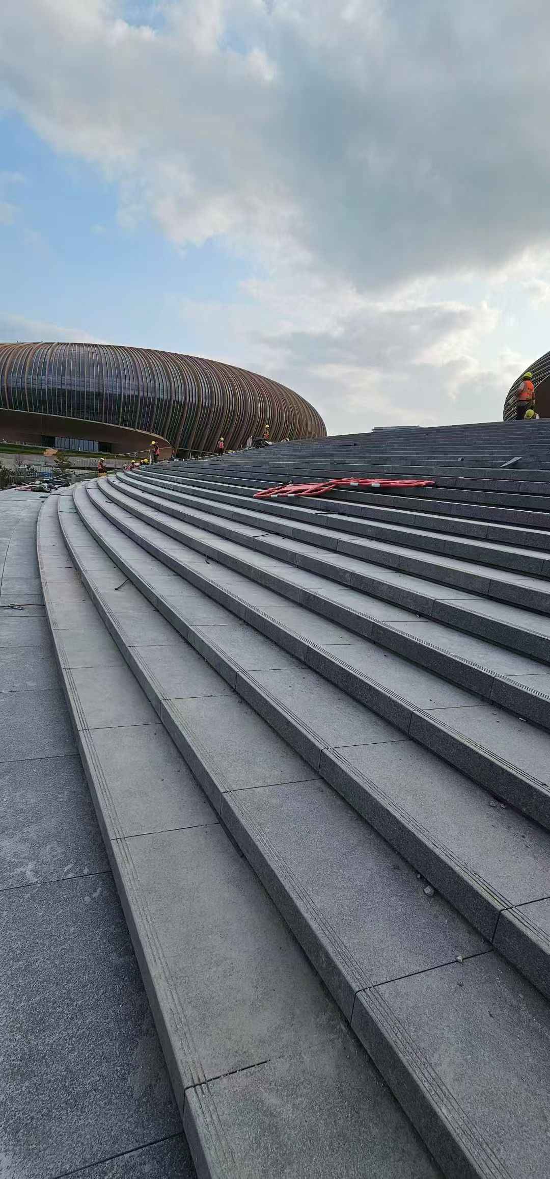 辽源 弧形整石台阶铺装效果图